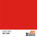 Acrílicos de 3rd Generación, DEEP RED – STANDARD. Bote 17 ml. Marca Ak-Interactive. Ref: Ak11088.