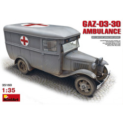 GAZ-03-30 AMBULANCE. Escala 1:35. Marca Miniart. Ref: 35160.