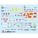 OH-13 Sioux. Con calcas españolas, desde´50. Escala 1:48. Marca Italeri. Ref: 2820.