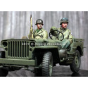 WWII US Jeep Crew Set (2 figs). Escala 1:35. Marca Alpine MIniatures. Ref: 35262.