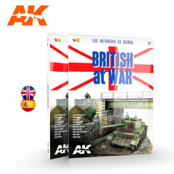 BRITISH AT WAR – LOS BRITÁNICOS EN GUERRA, Bilingüe Inglés / Español. Marca AK Interactive. Ref: AK130001.