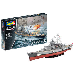 Battleship Bismarck. Escala: 1:350. Marca: Revell. Ref: 05040.