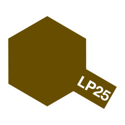 Lacquer paint , brown (JGSDF) . Bote 10 ml. Marca Tamiya. Ref: LP-25( LP25).