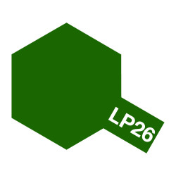 Lacquer paint , dark green (JGSDF)  . Bote 10 ml. Marca Tamiya. Ref: LP-26( LP26).