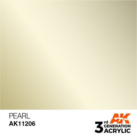 Acrílicos de 3rd General, PEARL –METALLIC . Bote 17 ml. Marca Ak-Interactive. Ref: Ak11206.