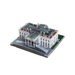 La Casa Blanca. Puzzle 3D de Montaje. Serie de Museos del mundo. Marca Clever Paper. Ref: 599.