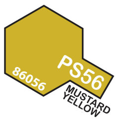 Spray Policarbonato Mustard Yellow, mate. Bote 100 ml. Marca Tamiya. Ref: PS-56.