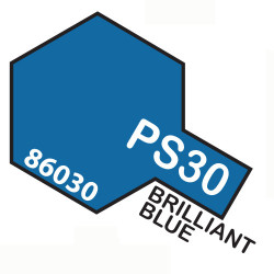 Spray Brillant Blue Polycarbonate ( 86030 ). Bote 100 ml. Marca Tamiya. Ref: PS-30.