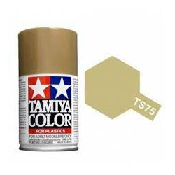 Spray Champagne Gold ( 85075 ). Bote 100 ml. Marca Tamiya. Ref: TS-75.