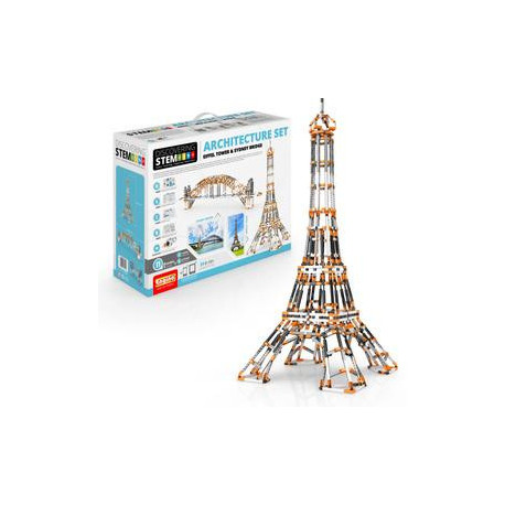 Stem Set de Arquitectura : ``Torre Eiffel y Puente de Sydney´´2 modelos . Kit construction blocks. Marca Engino. Ref: STEM55-ES.