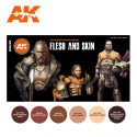 Set color carne y piel. Marca AK Interactive. Ref: AK11621.