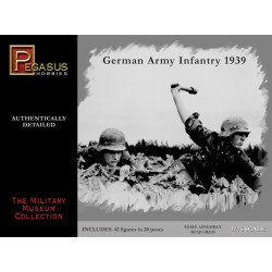 German Infantry 1939. Escala 1:72. Marca Pegasus. Ref: PG7499.