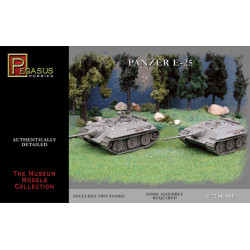 German E-25 Tanks (2). Escala 1:72. Marca Pegasus. Ref: PG7602.