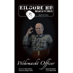 Wehrmacht Officer. Escala 1:10. Marca Kilgore HD Miniature. Ref: Wehrmacht Officer.