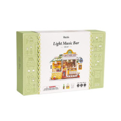 Light Music Bar, Kit de montaje. Marca Diy Miniatures. Ref: DG147.