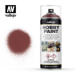 Surface Primer, Imprimación Rojo Visceral. Spray 400 ml. Marca Vallejo. Ref: 28029.