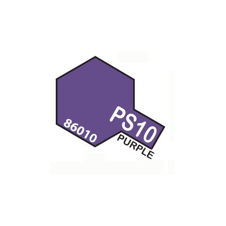 Spray Purple Polycarbonate ( 86010 ). Bote 100 ml. Marca Tamiya. Ref: PS-10.
