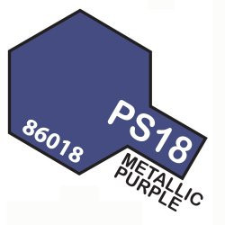 Spray metal Purple Polycarbonate ( 86018 ). Bote 100 ml. Marca Tamiya. Ref: PS-18.