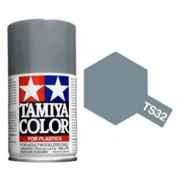Spray GRIS BRUMA BRILLANTE (85032). Bote 100 ml. Marca Tamiya. Ref: TS-32, TS32.
