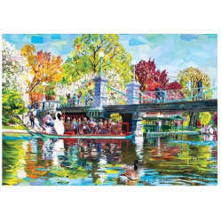 Day In The Garden, Puzzle Horizontal, 1000 pz. Marca ART&FABLE. Ref: AF22.