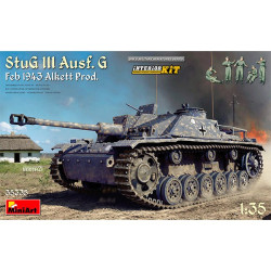 StuG III Ausf.G Feb 43 Alkett Prod IK. Escala 1:35. Marca Miniart. Ref: 35335.