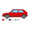 VW Golf GTI First Series 1976/78. Escala 1:24. Marca Italeri. Ref: 3622.