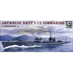 WWII JAPANESE NAVY I-19 SUBMARINE. Escala: 1:350. Marca: AFV CLUB. Ref: SE73506.