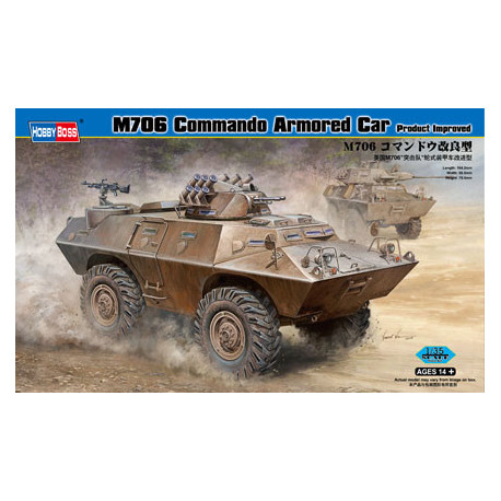 M706 Commando Armored Car Product Improved. Escala 1:35. Marca Hobby Boss. Ref: 82419.