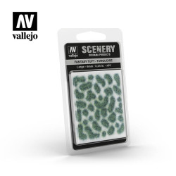 Scenery, Wild Tuft – Turquoise. Marca Vallejo. Ref: SC432.