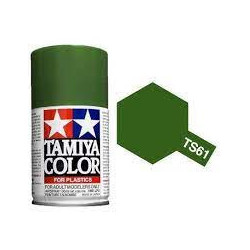 Spray NATO Green, (85061). Bote 100 ml. Marca Tamiya. Ref: TS-61.
