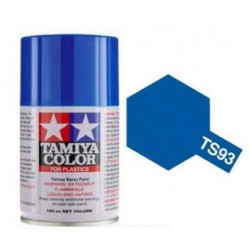 Spray Pure Blue Gloss, (85093). Bote 100 ml. Marca Tamiya. Ref: TS-93.