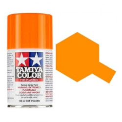 Spray Fluorescent Orange, (85096). Bote 100 ml. Marca Tamiya. Ref: TS-96