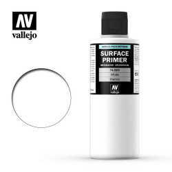 Surface Primer, Imprimación Blanca. Bote 200 ml. Marca Vallejo. Ref: 74.600.