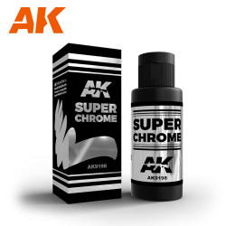 SUPER CHROME. Contiene 60 ml. Marca AK Interactive. Ref: AK9198.