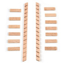 Escalera de madera, 15mm. 1 ud. Marca Amati. Ref: 4320/15, 432015.