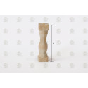 Columnas madera Boj 15 mm. 10 unidades. Marca Amati. Ref: 403015, 4030/15.