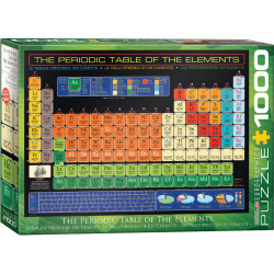 The Periodic Table of the Elements, 1000 pz. Marca Eurographics. Ref: 6000-1001.
