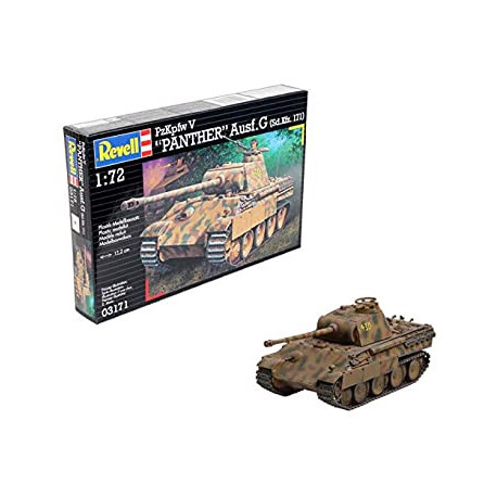 PzKpfw V "Panther" Ausf. G (Sd.Kfz. 171). Escala 1:72. Marca Revell. Ref: 03171.