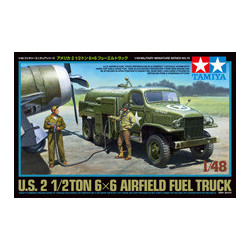 U.S. 2 1/2ton 6x6 Airfield Fuel Truck. Escala 1:48. Marca Tamiya. Ref: 32579.