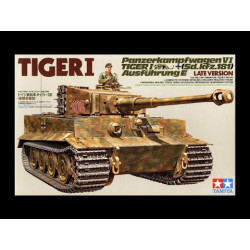 Pz.Kpfw.VI Ausf.E Sd.Kfz.181 Tiger I Late Version. Escala 1:35. Marca Tamiya. Ref: 35146.