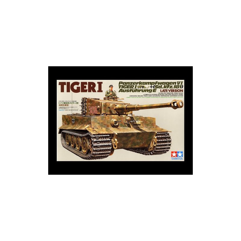 Pz.Kpfw.VI Ausf.E Sd.Kfz.181 Tiger I Late Version. Escala 1:35. Marca Tamiya.  Ref: 35146. 