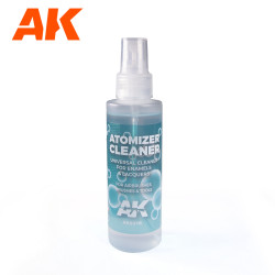 ATOMIZER CLEANER FOR ACRYLIC.  Bote spray 125 ml. Marca Ak-Interactive. Ref: Ak9315.