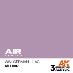 Acrílicos de 3rd, WWI German Lilac – AIR. Bote 17 ml. Marca Ak-Interactive. Ref: Ak11807.