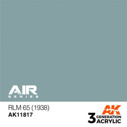 Acrílicos de 3rd, RLM 65(1938) – AIR. Bote 17 ml. Marca Ak-Interactive. Ref: Ak11817.
