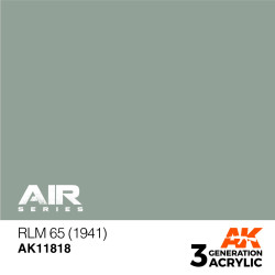 Acrílicos de 3rd, RLM 65 (1941) – AIR. Bote 17 ml. Marca Ak-Interactive. Ref: Ak11818.