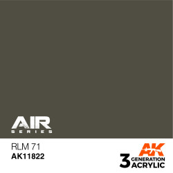 Acrílicos de 3rd, RLM 71 – AIR. Bote 17 ml. Marca Ak-Interactive. Ref: Ak11822.