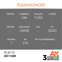Acrílicos de 3rd, RLM 75 – AIR. Bote 17 ml. Marca Ak-Interactive. Ref: Ak11826.
