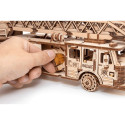 Camión de Bomberos, madera contrachapada, Kit de montaje. Marca Ewa. Ref: 1409.