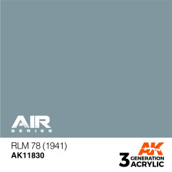 Acrílicos de 3rd, RLM 78 (1941) – AIR. Bote 17 ml. Marca Ak-Interactive. Ref: Ak11830.