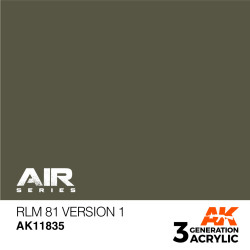 Acrílicos de 3rd,RLM 81 Version 1 – AIR. Bote 17 ml. Marca Ak-Interactive. Ref: Ak11835.